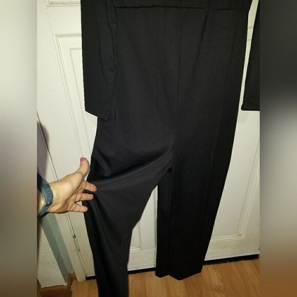 Popilush Square Neck Wide-Leg Long Sleeve Shapewear Jumpsuit 2XL - Picture 8 of 13